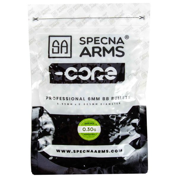 Specna Arms Core Bio Airsoft BBs 6mm 0.30g 1000 Stück weiß
