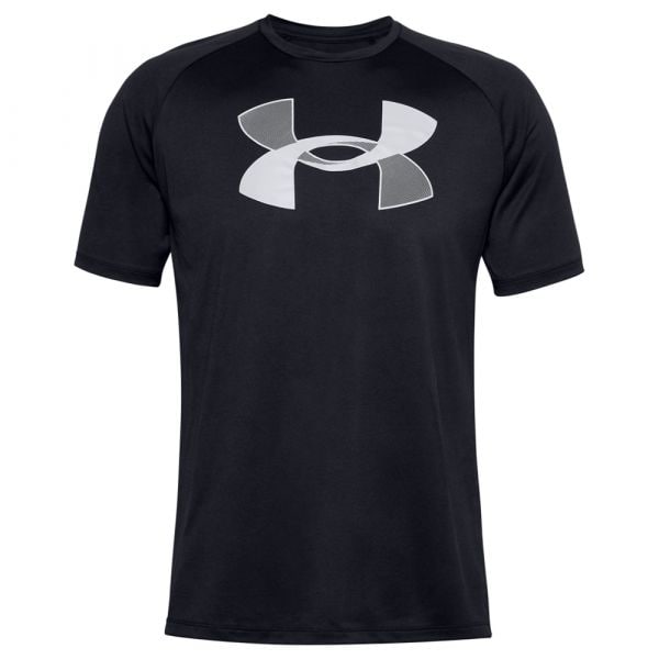 T-Shirt Under Armour Big Logo Tech SS colore nero