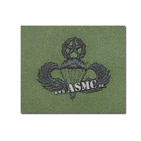 Insignia US Master Parachutist oliv embroidered