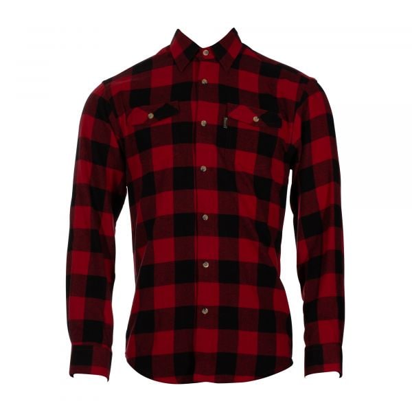 Pinewood Hemd Voxtorp Shirt rot schwarz
