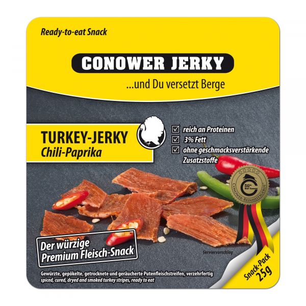 Conower Jerky Turchia Chilli 25g