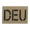 Patch in tessuto marca Zentauron DEU grande beige