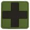 Patch 3D TAP Croce rossa Medic verde oliva- nero