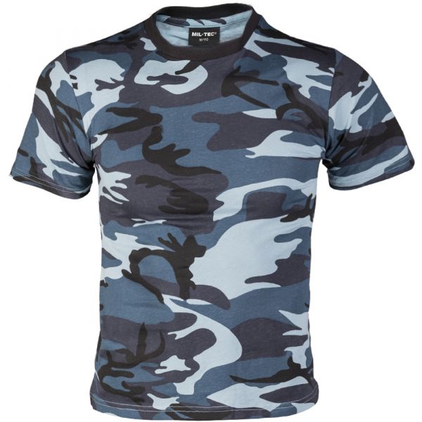 T-Shirt bambino marca Mil-Tec mimetica blu cielo