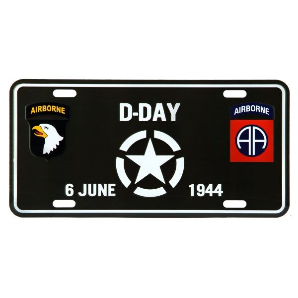 Targhetta decorativa 101 Inc. D-Day White Star 6. Juni 1944