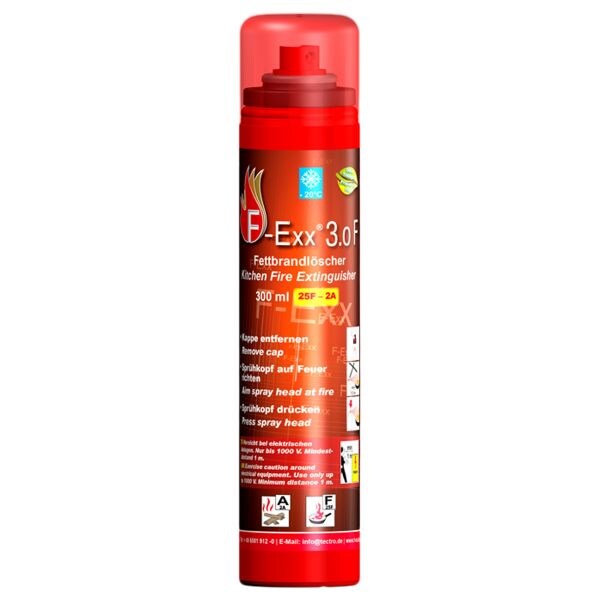 Estintore spray medio F-Exx 3.0 F marca Tectro