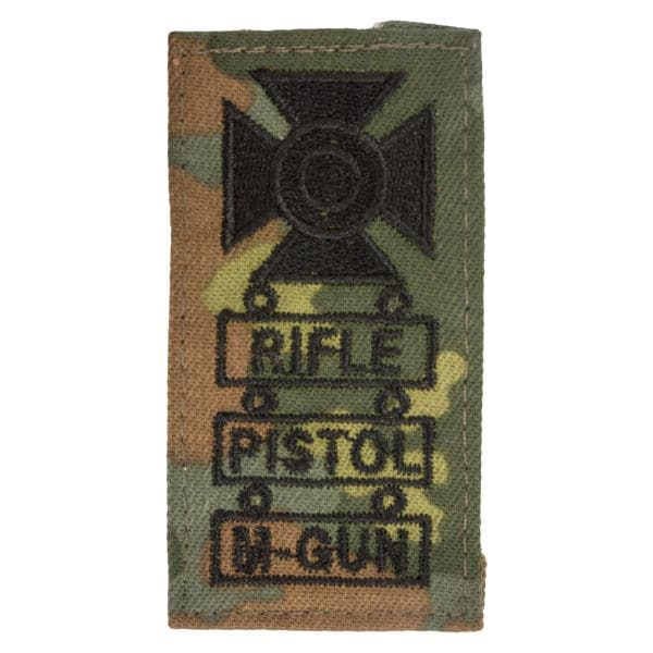 Distintivo in tessuto da cecchino Pistol M-Gun fantasia mimetica