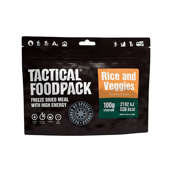 Tactical Foodpack Reisgericht mit Gemüse