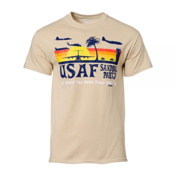 T-Shirt 7.62 Design USAF Sandbox Party sabbia