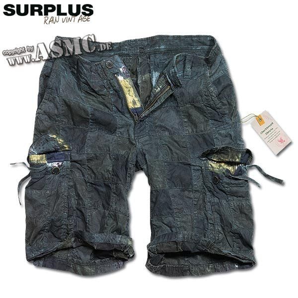 Shorts Checkboard, marca Surplus, colore blu