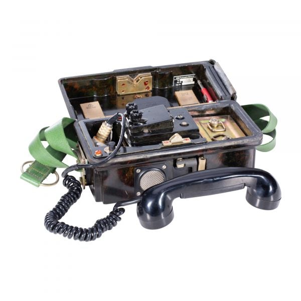 Telefono da campo NVA con accessori in valigetta come nuovo