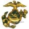 Distintivo berretto USMC, dorato