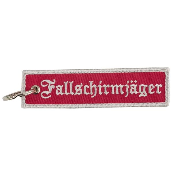 Portachiavi con striscia Fallschirmjäger Café Viereck rosso