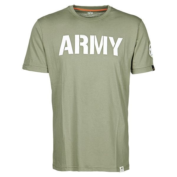 T-Shirt Army Alpha Industries verde oliva