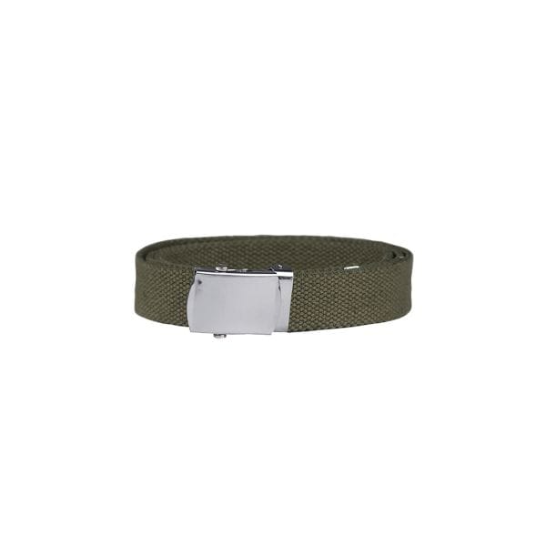 Cintura con fibbia in metallo US 25 mm piccola oliva
