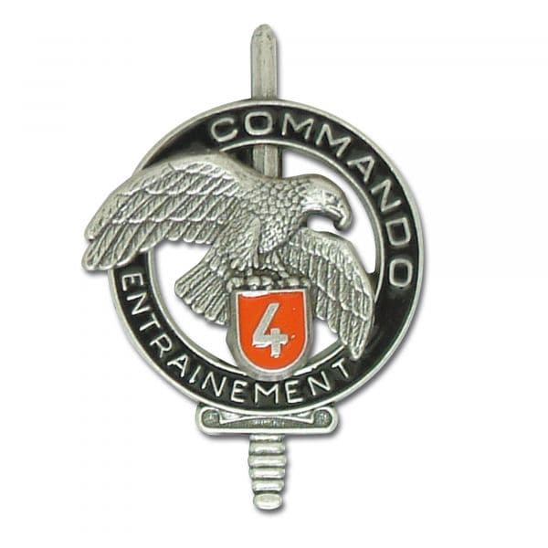 Distintivo francese in metallo Commando CEC 4