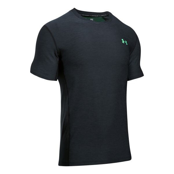 T-Shirt Fitness Supervent Under Armour funzionale nero/verde