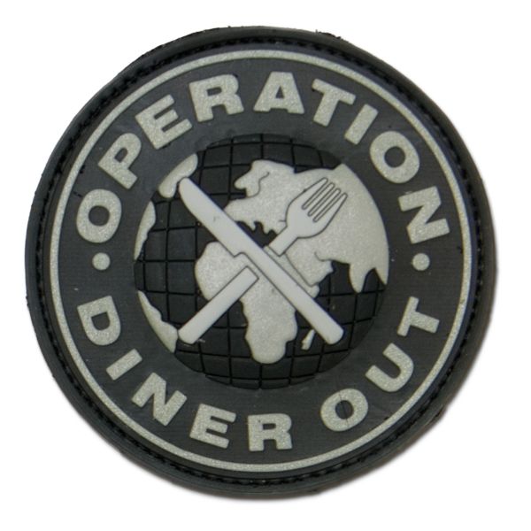 Patch 3D in gomma, serie Operation Diner Out Swat
