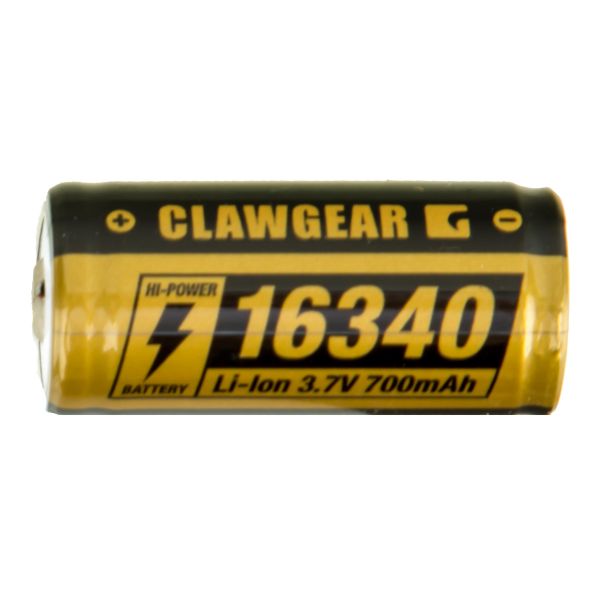 ClawGear Akku 16340 3.7V 700mAh