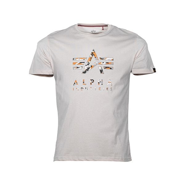 Alpha Industries T-Shirt Camo PP jet stream white