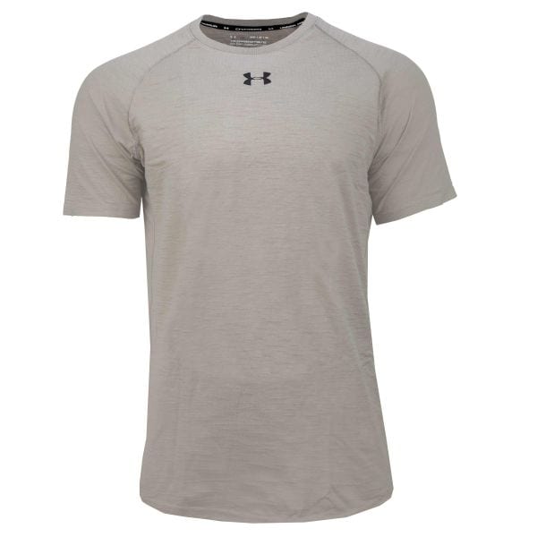 Maglietta Under Armour Charged Cotton SS gravity green