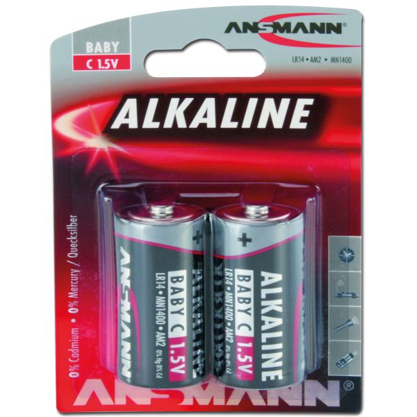 Batterie Ansmann Baby C Red-Line 2er-Pack
