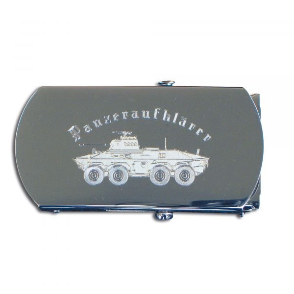 Web belt with engraved buckle Panzeraufklärer