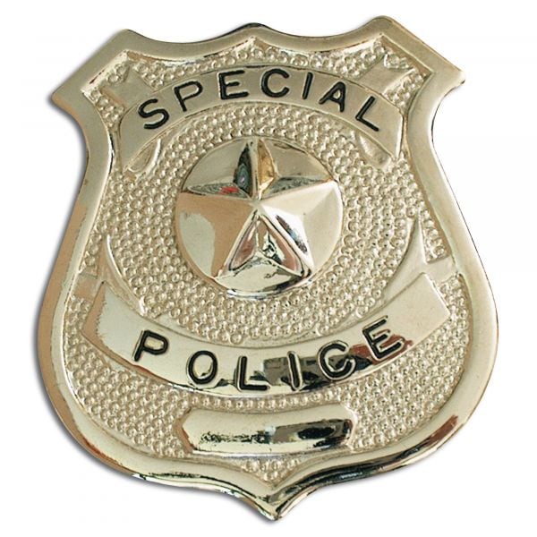 Distintivo Polizia speciale argento