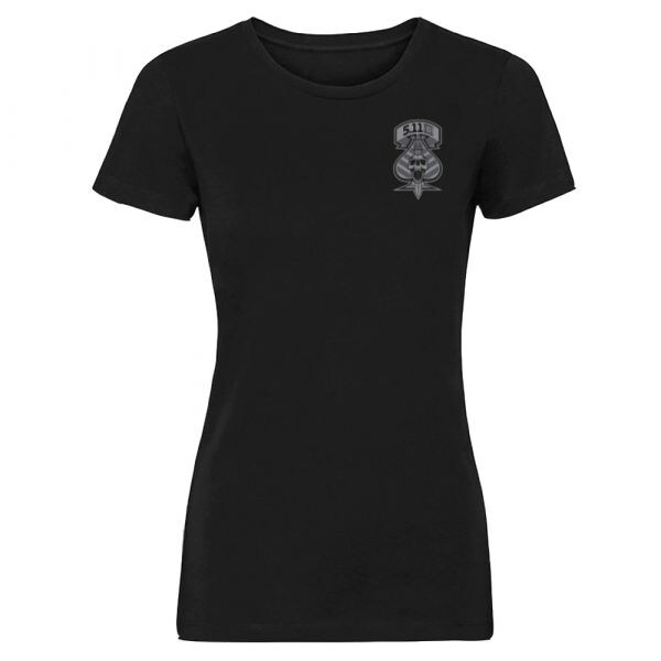 T-Shirt marca 5.11 Ace Of Spades Womens colore nero