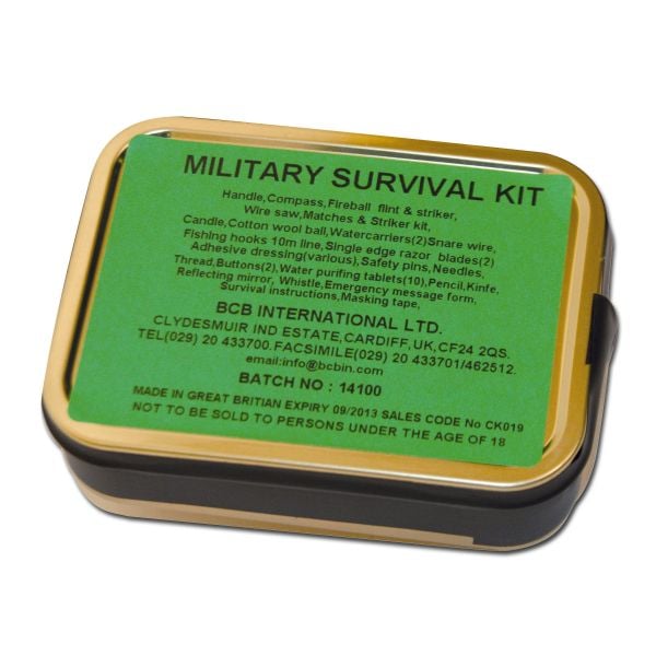 Kit militare di sopravvivenza BCB