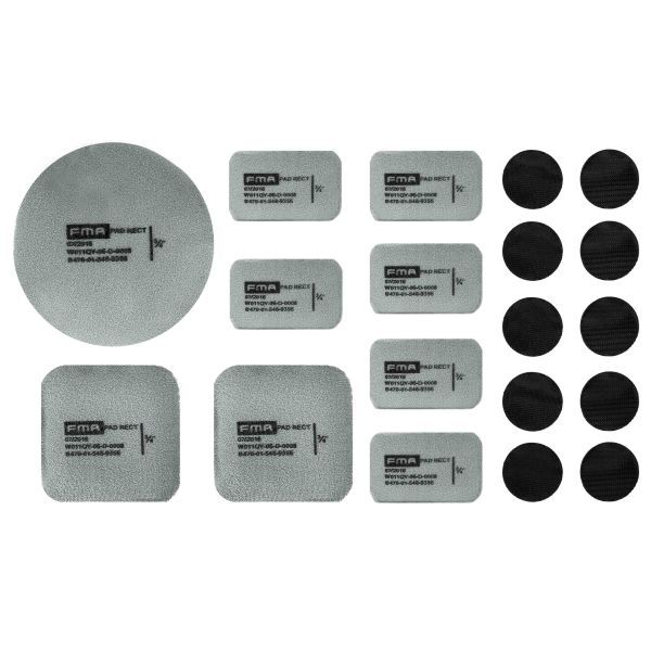 Set cuscinetti di protezione per elmetto marca FMA grigio