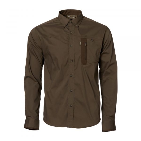 Maglia Pinewood Tiveden TC InsectStop dark olive suede brown
