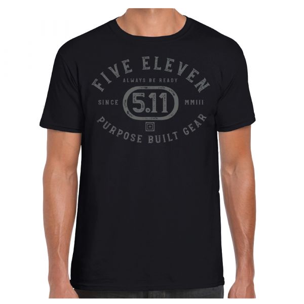 T-Shirt Purpose Crest marca 5.11 colore nero