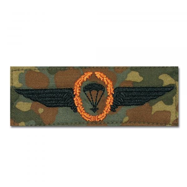 Distintivo in tessuto BW paracadutista bronzo/mimetico