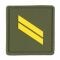 Distintivo di grado Sergente Francese oliva colori