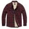Giacca Vintage Industries Craft Heavyweight red check