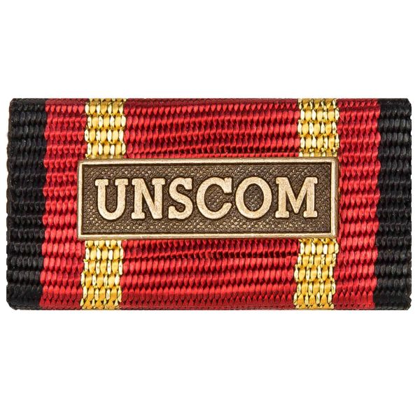 Ordensspange Auslandseinsatz UNSCOM bronze