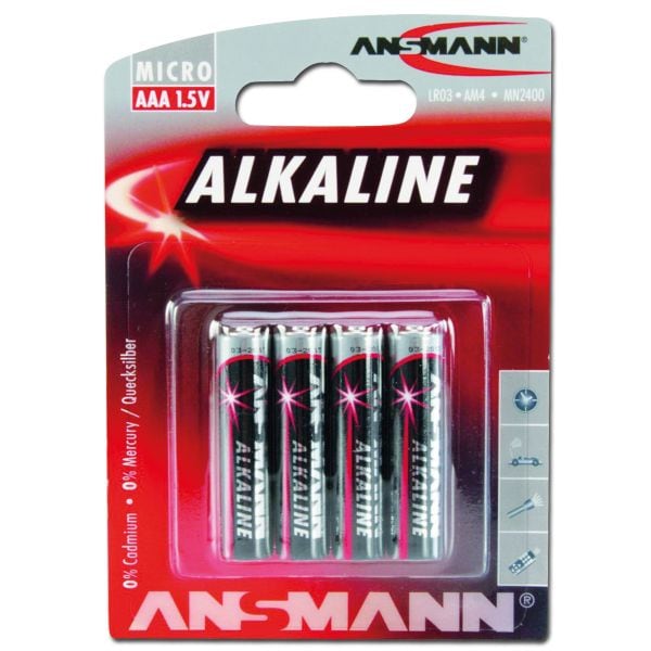 Batterie Ansmann Micro AAA Red-Line 4er- Pack
