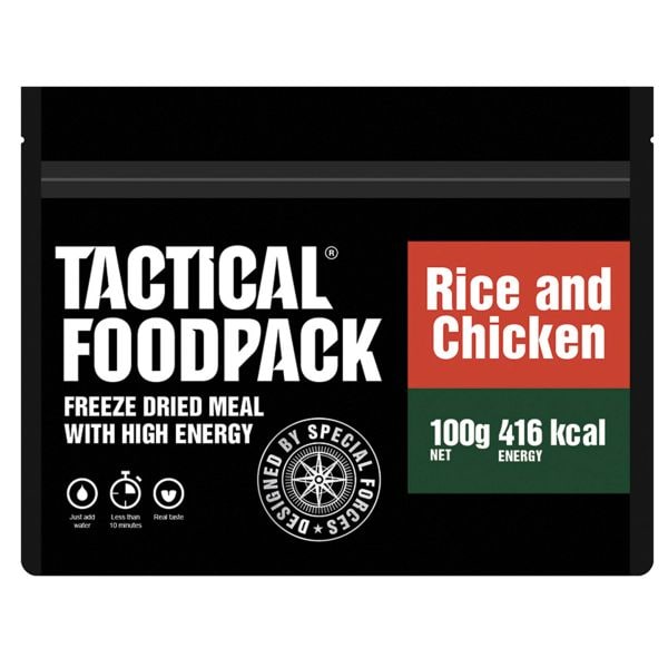 Cibo da outdoor Tactical Foodpack riso con pollo