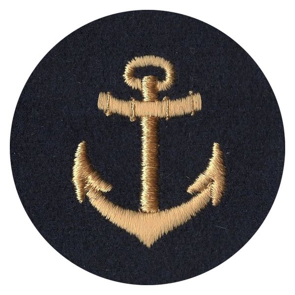 NVA Laufbahnabzeichen Offiziere Küstendienst blau