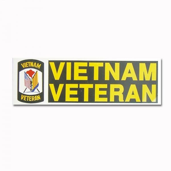 Bumper Sticker Vietnam Veteran