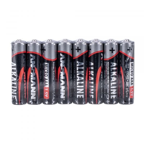 Set 8 batterie Micro AAA Red-Line Asmann
