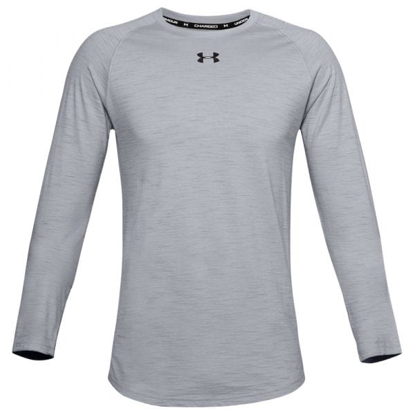 Maglia Under Armour Charged Cotton LS mood gray