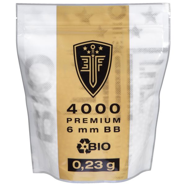 Pallini BBs Bio Elite Force Premium 0.23 g 4000 pz.i bianco