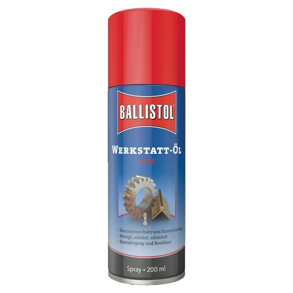 Olio spray per officine USTA marca Ballistol 200 ml