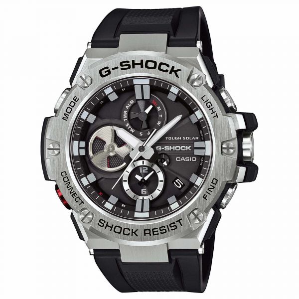 Orologio Casio G-Shock G-Steel GST-B100-1AER argento nero