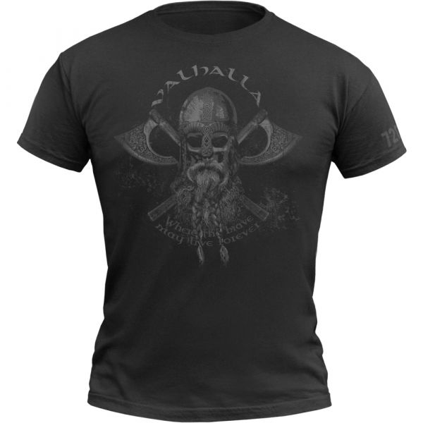 T-Shirt Valhalla marca 720gear colore nero