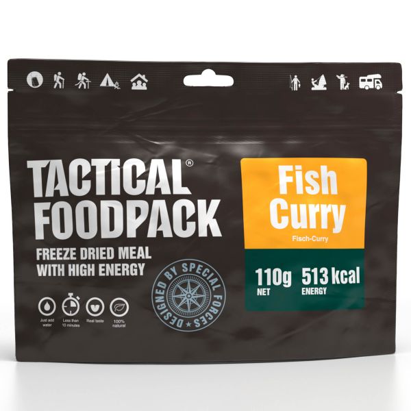 Cibo da outdoor Tactical Foodpack pesce al curry e riso