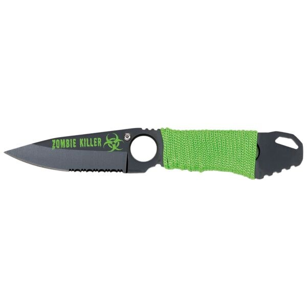 Neck Knife Paracord Zombie Dead marca Haller verde