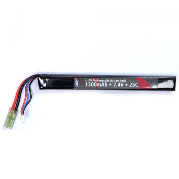 Batteria ASG Li-Po 7.4V 1300 mAh Tipo Stick